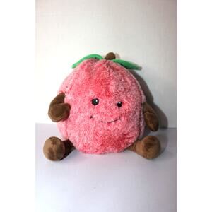 Warmies Brand Anthropomorphic Red Apple Microwavable Cozy Collectible Plush Toy
